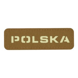 PATCH POLSKA 25 x 80 MM LASER CUT - COYOTE/GID - M-TAC