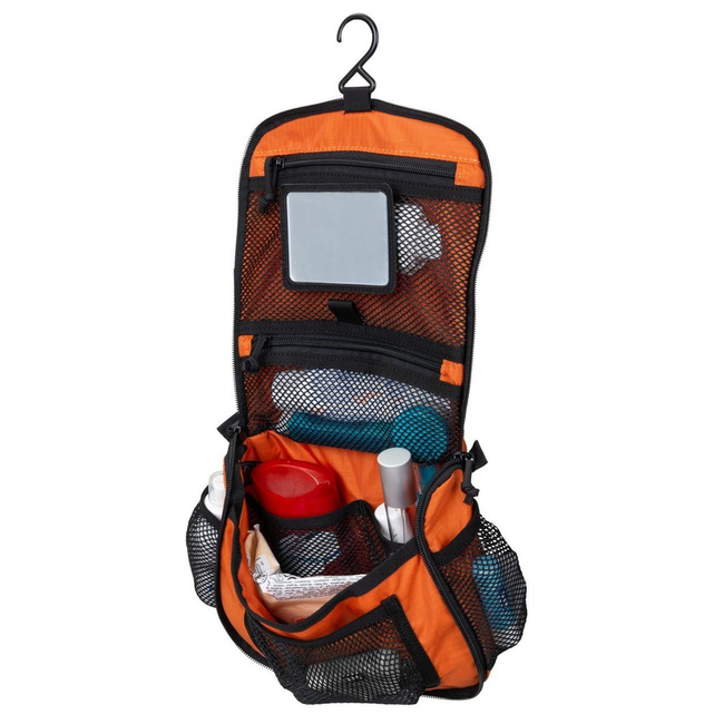 TRAVEL TOILETRY BAG - ORANGE/BLACK - HELIKON