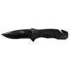 Jack Knife, one-handed, black, belt cutter, belt clip