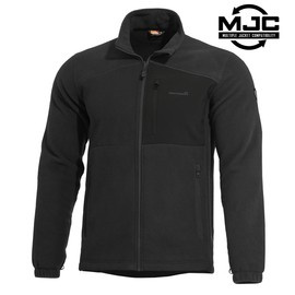 FLEECE JACKET WITH ZIPPER - ATHOS 2.0 - PENTAGON - BLACK