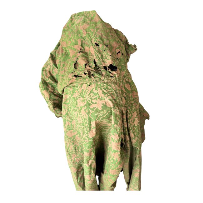 Summer Leaf/Reverse Leaf Camouflage Smock - Model for snipers and scouts - Military surplus from the Romanian Army - Degraded/damaged