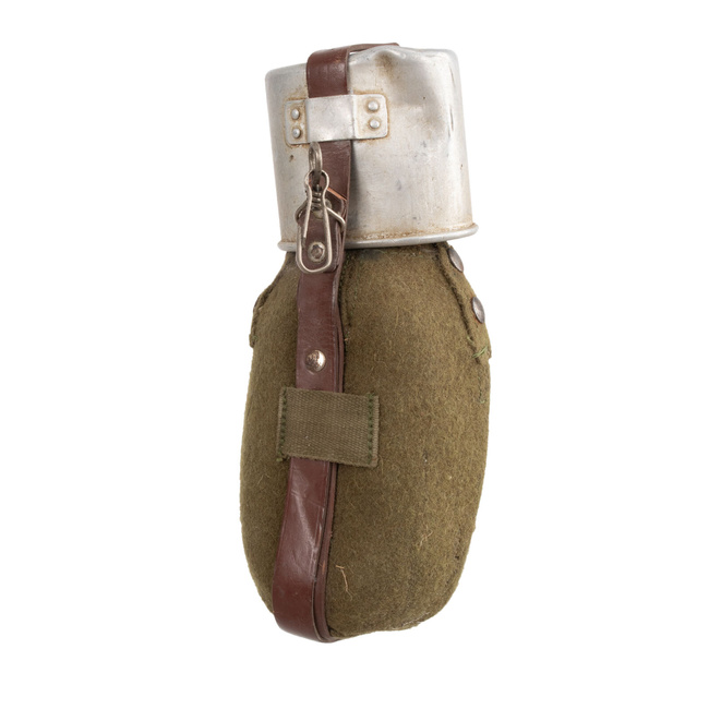 Canteen with cup, Cold War Era, Romanian Army Surplus - Used