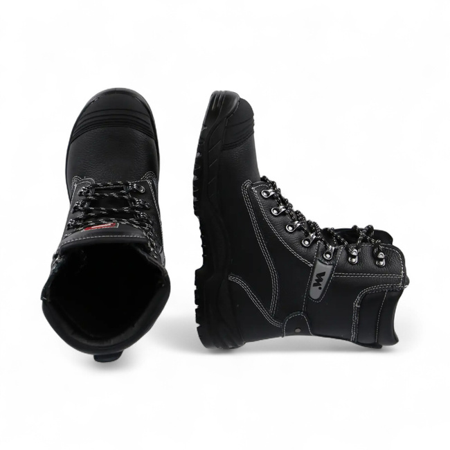 Safety boots - LONDON 2330-S3 CI – with steel toe cap and anti-perforation midsole - Black - VM