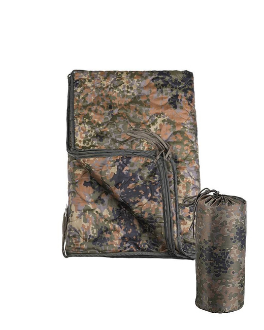 PONCHO LINER - MULTIFUNCTION - 210 x 150 CM - Mil-Tec - GERMAN CAMO (FLECKTARN)