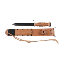 US M3 Trench Knife - Leather handle + M6 sheath