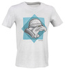 PRINTED T-SHIRT - EAGLE WITH HELMET - D.FIVE - GRAY