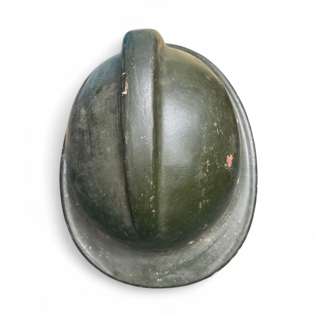 Vintage civil protection helmet - Composite material - Romanian army surplus - Used