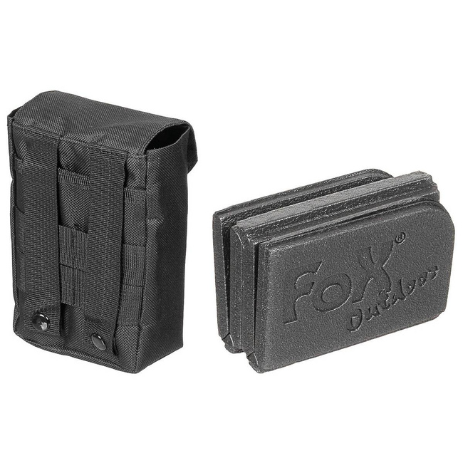 THERMAL FOLDABLE SEAT PAD - WITH MOLLE POUCH - FOX Outdoor - BLACK