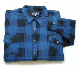 CANADA BLUE/BLACK THERMAL SHIRT