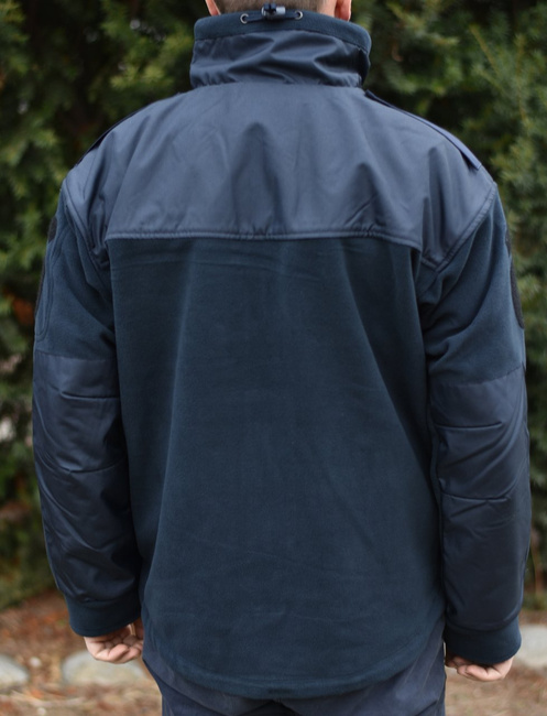 POLAR JACKET - CLASSIC ARMY - Helikon Tex - NAVY BLUE -  WITH EMBLEMS - ANP