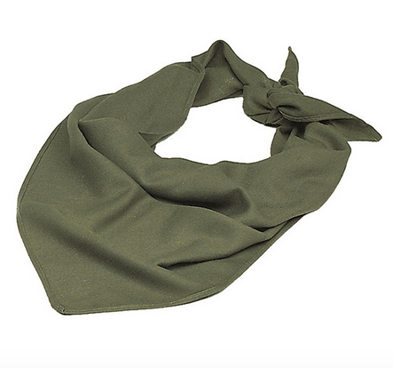 German OD Bandana Used