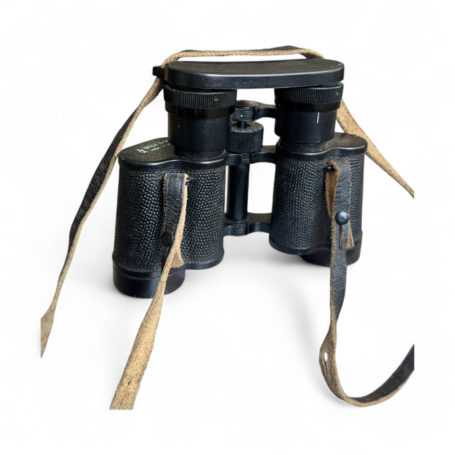 Vintage Binoculars with Neck Strap and Eyepiece Cover – БПЦ4 8x30 – USSR – Rare – Collectible – Military Surplus from the Romanian Army – In Good Condition