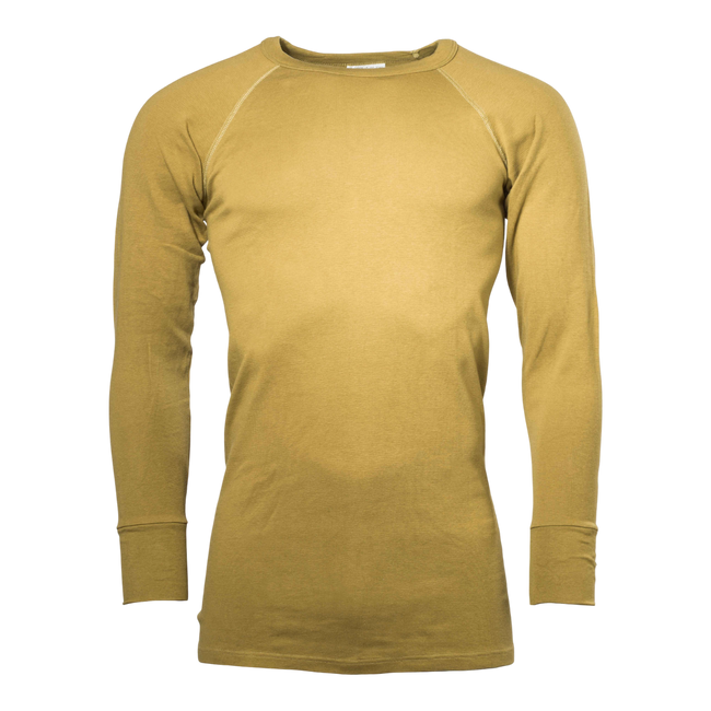 Thermal undershirt - Military surplus from the Dutch Army - Koala Brown Plush - Like new