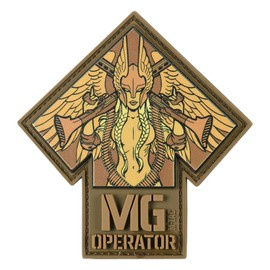 PATCH MG OPERATOR PRINT PVC - COYOTE  - M-TAC