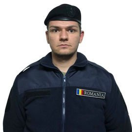 Beret with velcro Insignia - black - leather on the sides