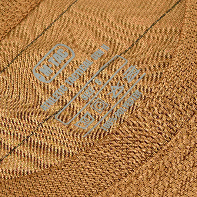 T-SHIRT ATHLETIC TACTICAL GEN II - COYOTE BROWN - M-TAC
