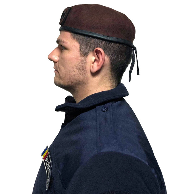 Brown Beret with velcro Insignia