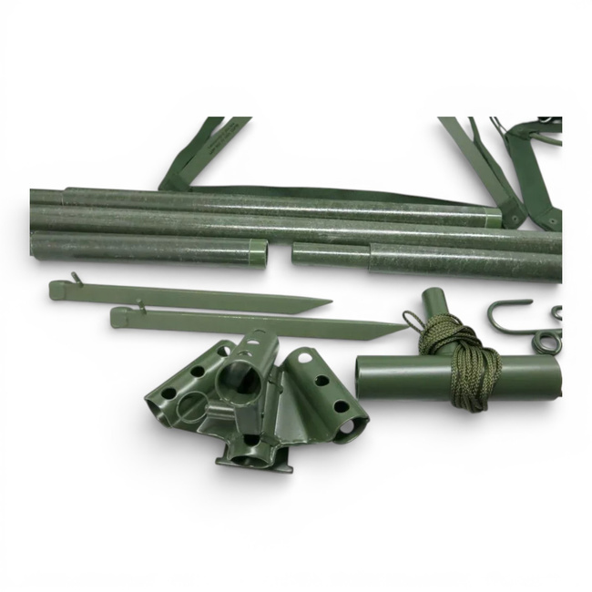 Camouflage Net Support Equipment - German Army Military Surplus - OD Green - In Good Condition