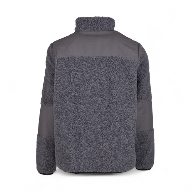 Men's Teddyfleece Jacket - Ramble - With Ripstop Inserts - Anthracite - Brandit