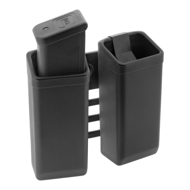 DOUBLE SWIVELING HOLDER FOR TWO 9MM PISTOL MAGAZINES | MH-MH-44