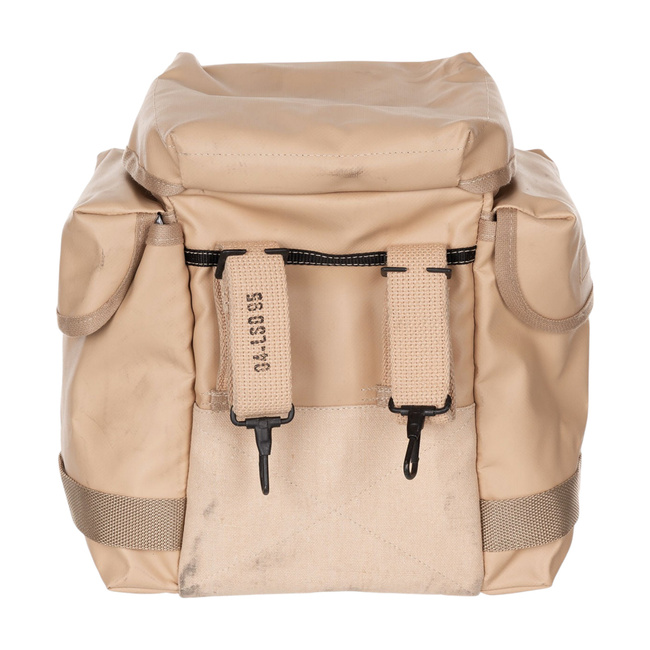 VINYL BAG FOR PROTECTIVE MASK - MP5 - POLISH ARMY MILITARY SURPLUS - KHAKI - LIKE NEW