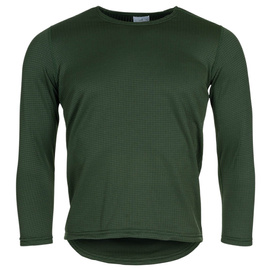LONG-SLEEVED WINTER UNDERSHIRT - UKRAINIAN ARMY MILITARY SURPLUS - OD GREEN - LIKE NEW