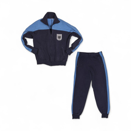 BUNDESWEHR SPORTS TRACKSUIT - BLUE - GERMAN MILITARY SURPLUS - USED