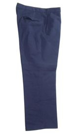 GABARDINE UNIFORM PANTS - VOPO - EAST GERMAN ARMY - BLUE WITH LIGHT BLUE STRIPES