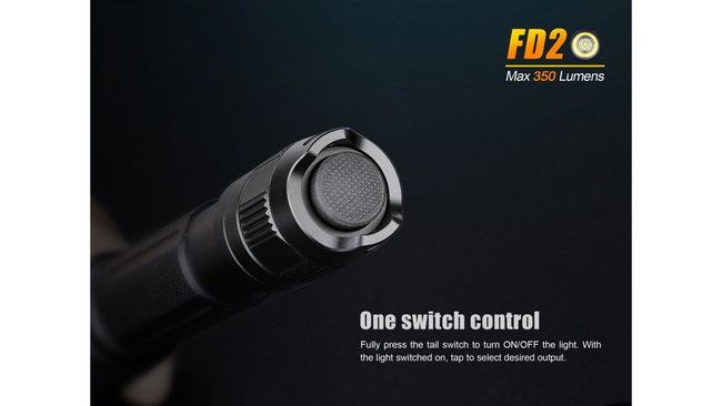 Flashlight Fenix FD20, water resistant