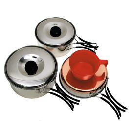 Mess Kit, stainless steel, small, 1 pax
