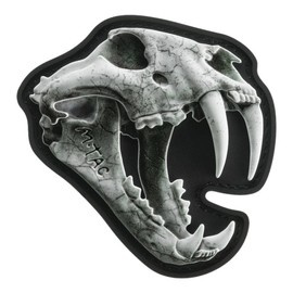 PATCH OLD TIGER FULL COLOR - WHITE - M-TAC