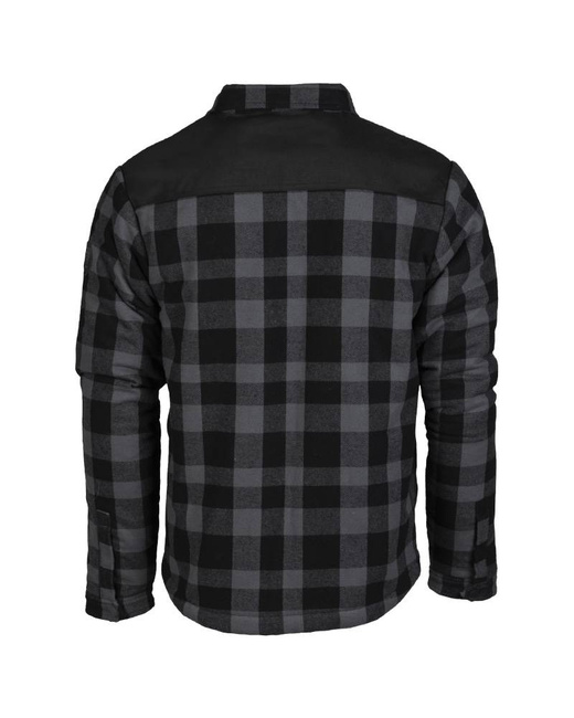 LUMBERJACKET - Mil-Tec® - BLACK/GREY