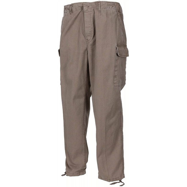 BW MOLESKIN TROUSERS, GREEN OD - MFH