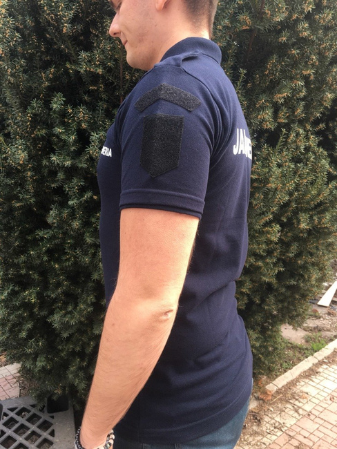 Polo T-Shirt, Navy Blue Gendarmerie