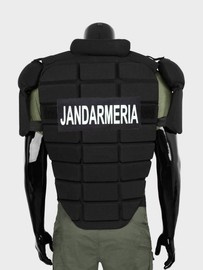 BLACK ANTI RIOT CHEST PROTECTOR - JANDARMERIA