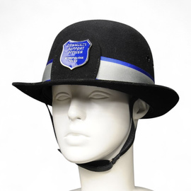 Womens PCSO Helmet - Community Support Officer - Metropolitan Police - UK Military Surplus - Black - Used