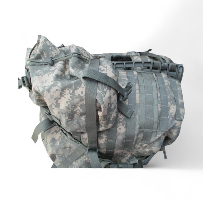 Molle II backpack with external metal frame - US Army Military Surplus - ACU Camouflage - Used