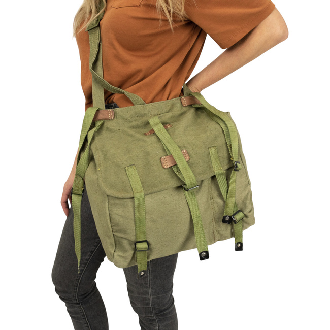 Romanian Military bread bag, post-WWII, Romanian Army Surplus, textile - Like new