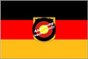 FLAG (61 x91) cm with WOODEN STICK ´GERMANY´