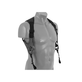 TACTICAL SHOULDER HARNESS - AIRSOFT - BLACK - AMOMAX