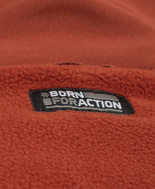 FLEECE JACKET WITH ZIPPER - ATHOS 2.0 - PENTAGON - BLACK