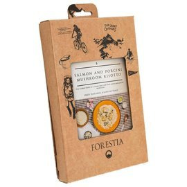 FORESTIA, Salmon with Porcini-Risotto