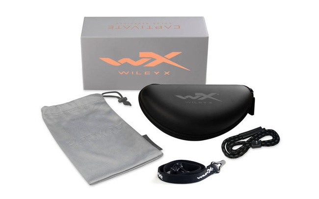Glasses - Wileyx - AFFINITY - Grey Silver Flash Gloss Black Frame