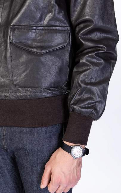 US Brown A2 LEATHER FLIGHT JACKET