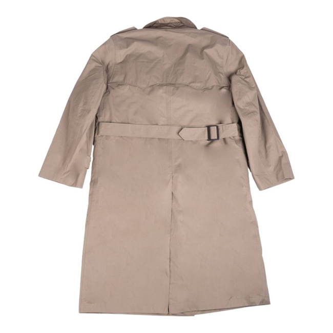 KHAKI TRENCH COAT WITH LINER - MILITARY SURPLUS FROM DUTCH ARMY - USED