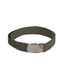 US OD BELT 38 MM SILVER BUCKLE
