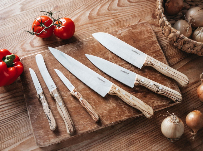 KITCHEN KNIFE TENERA VEGETABLE KNIFE ICE BEECH C75 - BOKER