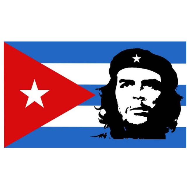 FLAG - 90 x 150 CM - CUBA (CHE GUEVARA) - NEW