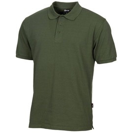 POLO T-SHIRT BUTTON PLACKED - MFH® - OD GREEN