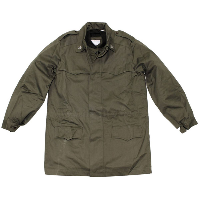 FIELD PARKA - WITH LINING - OD GREEN - ITALIAN MILITARY SURPLUS - USED